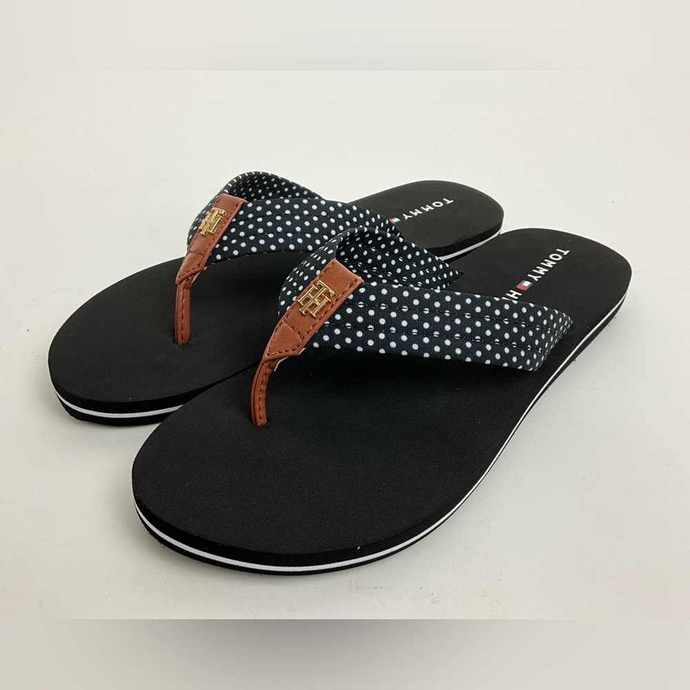 Tommy Hilfiger Candis-X Black Sandals New